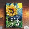 Sunflower You Are My Sunshine Oil Paint Canvas