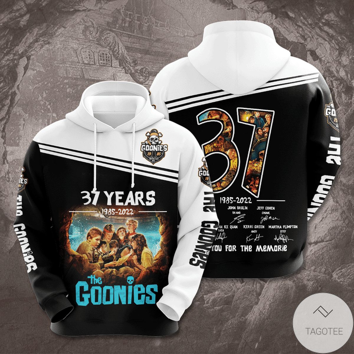 The Goonies 37 Years Thank You For The Memories Hoodie