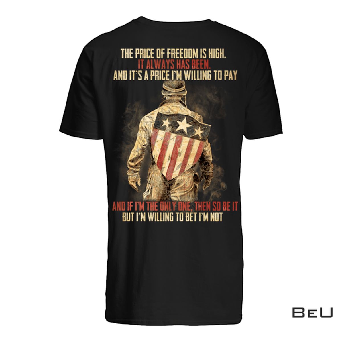 The Price Of Freedom Is High America Solder Shirt hoodie