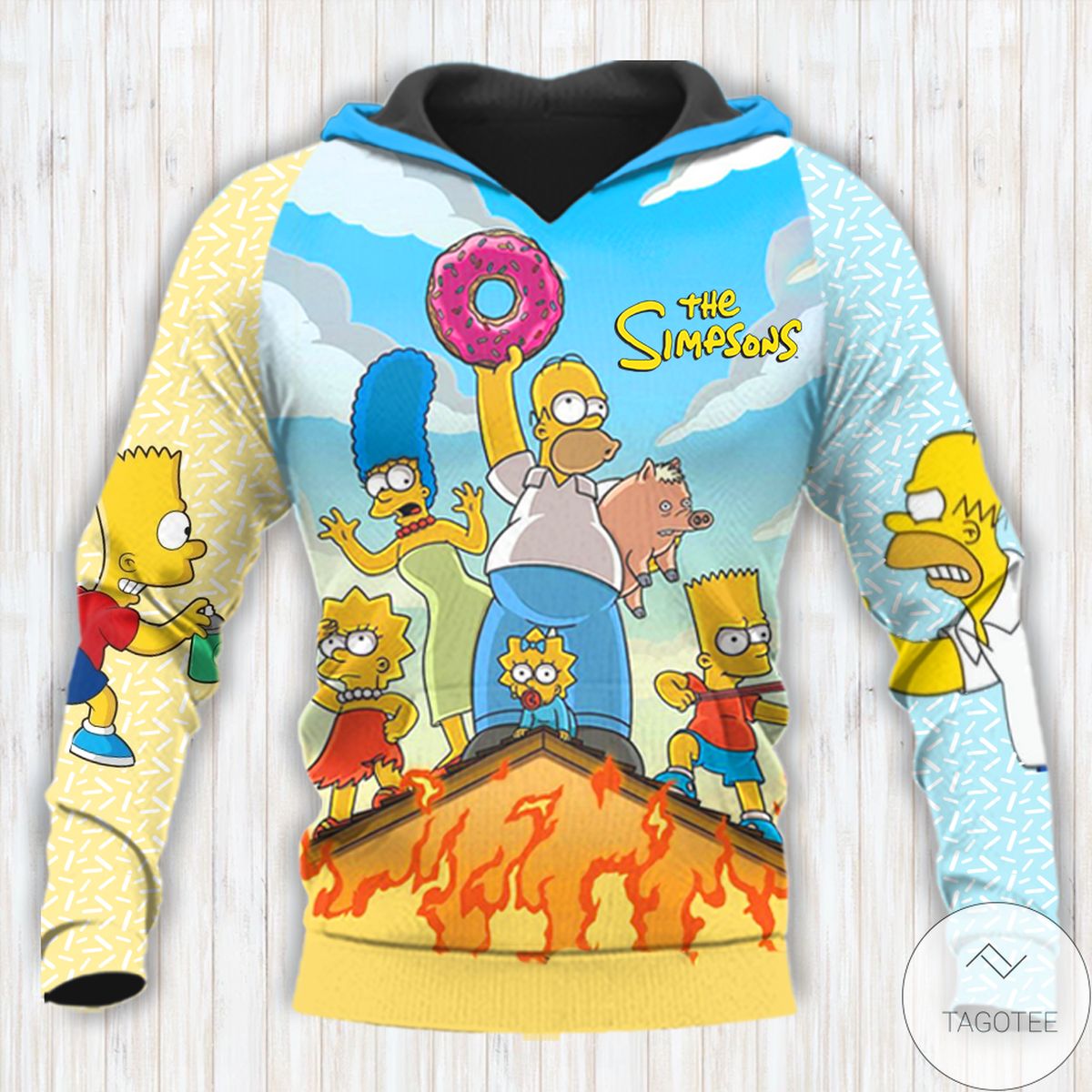 The Simpsons Family 3d Hoodie
