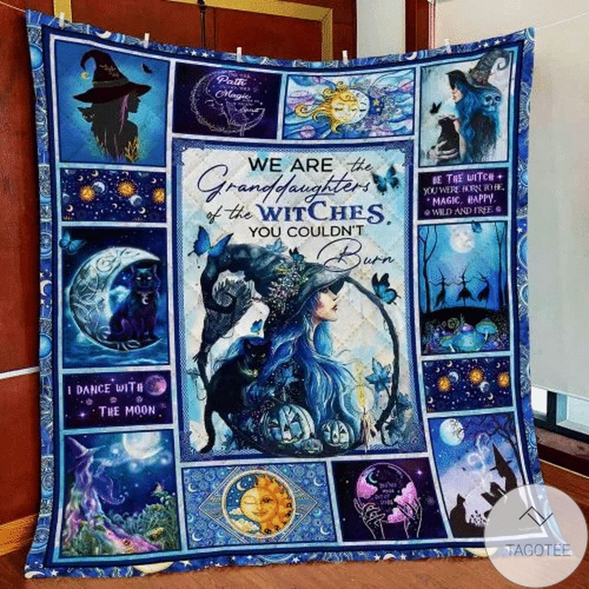 We Are The Granddaughters Of The Witches Quilt Blanket