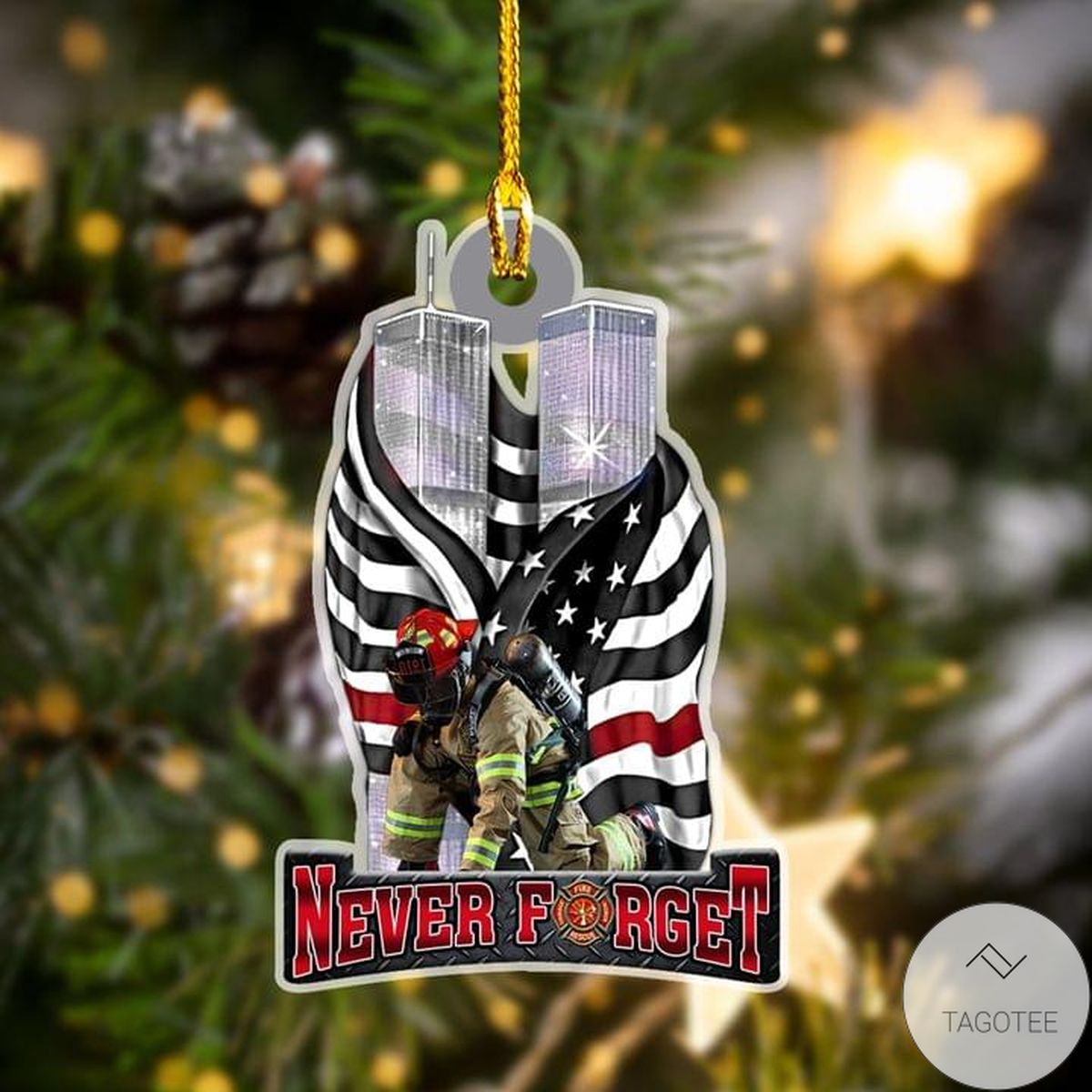 9 11 Never Forget Ornament