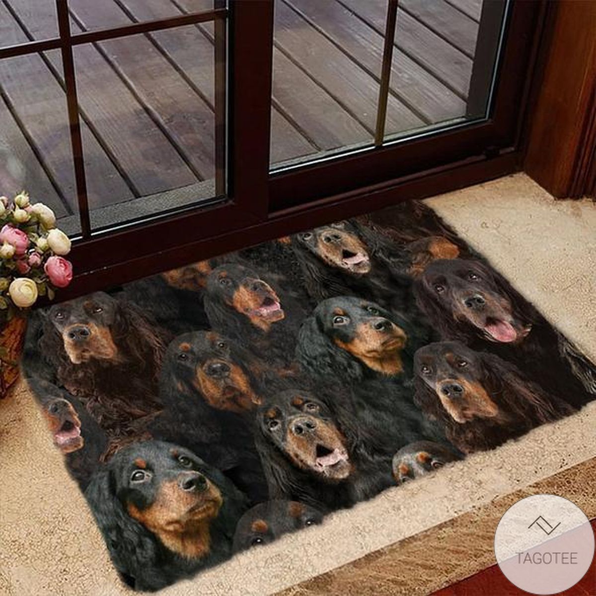 A Bunch Of gordon setter Doormat