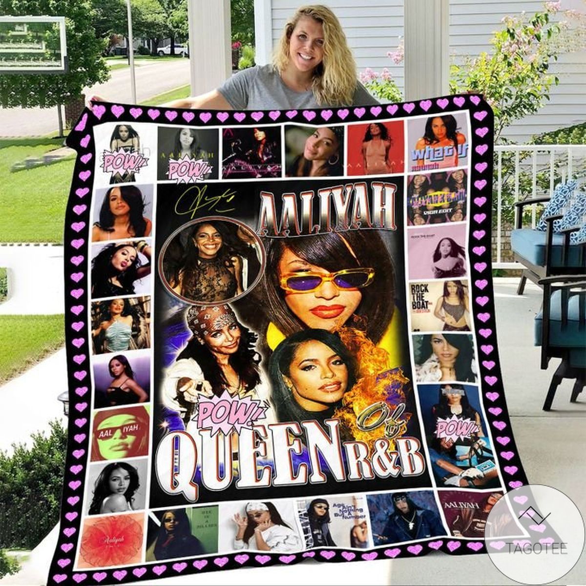 Aaliyah Queen Of R&b Blanket