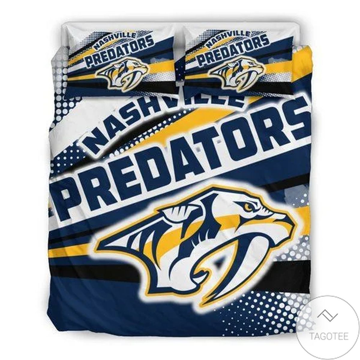 Amazing Nashville Predators Logo Bedding Set