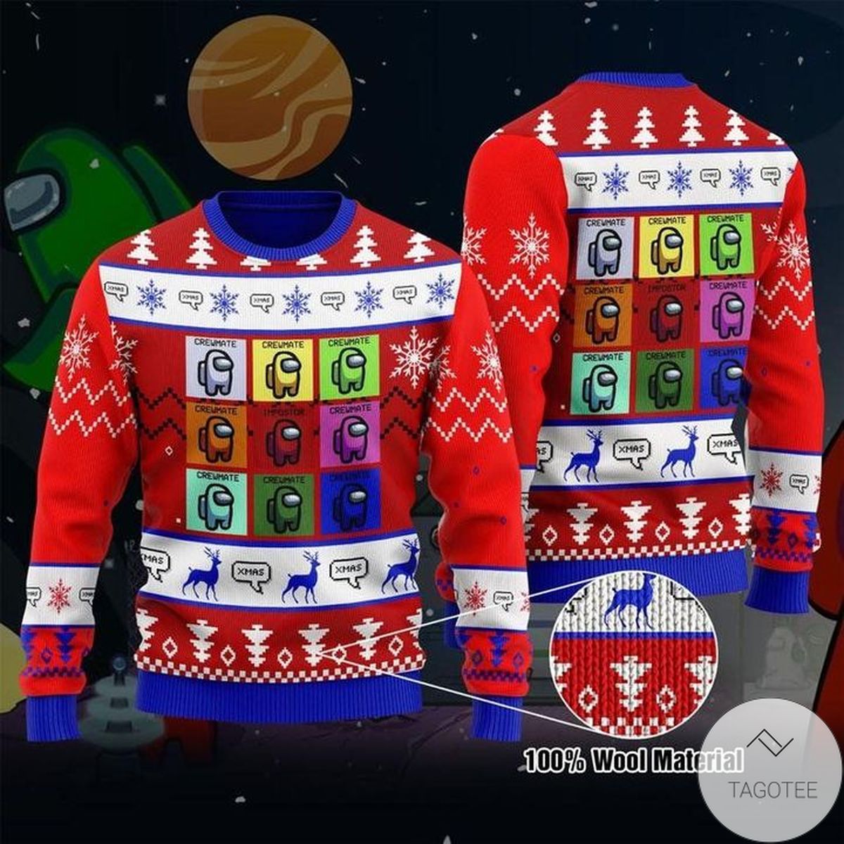 Among Us Ugly Christmas Sweater