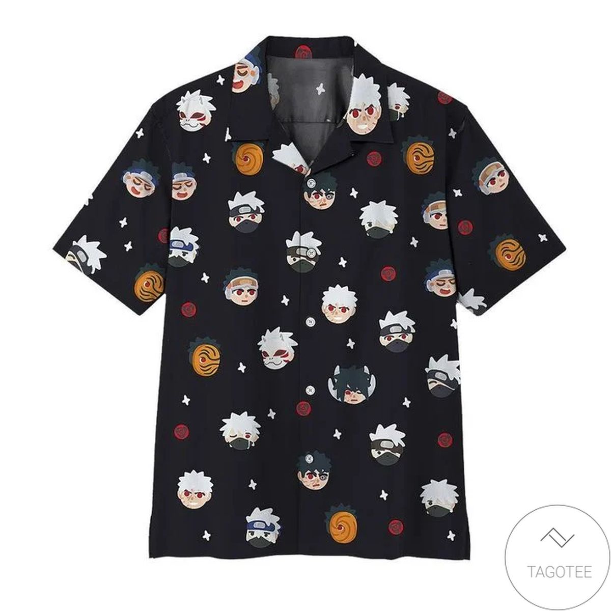 Anime Naruto Chibi Heads Hawaiian Shirt