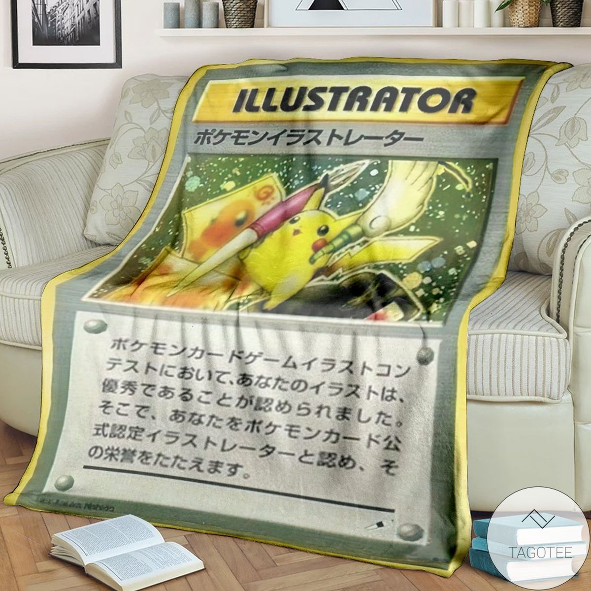 Anime Pokemon Illustrator Japanese Verse Custom Blanket