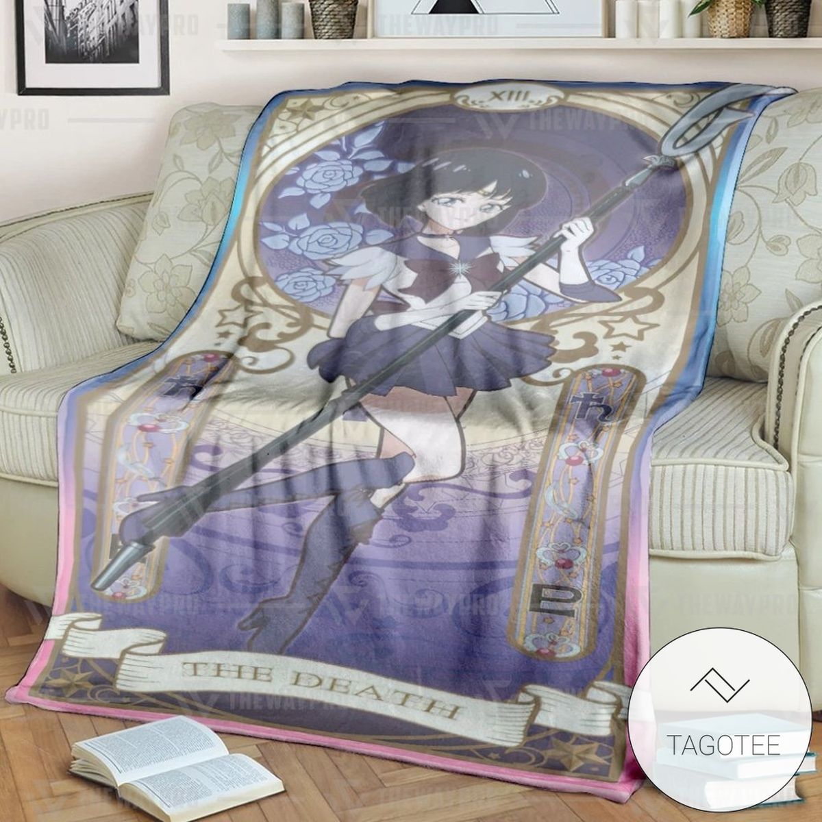 Anime Sailor Moon Wheel Of Fortune Custom Soft Blanket