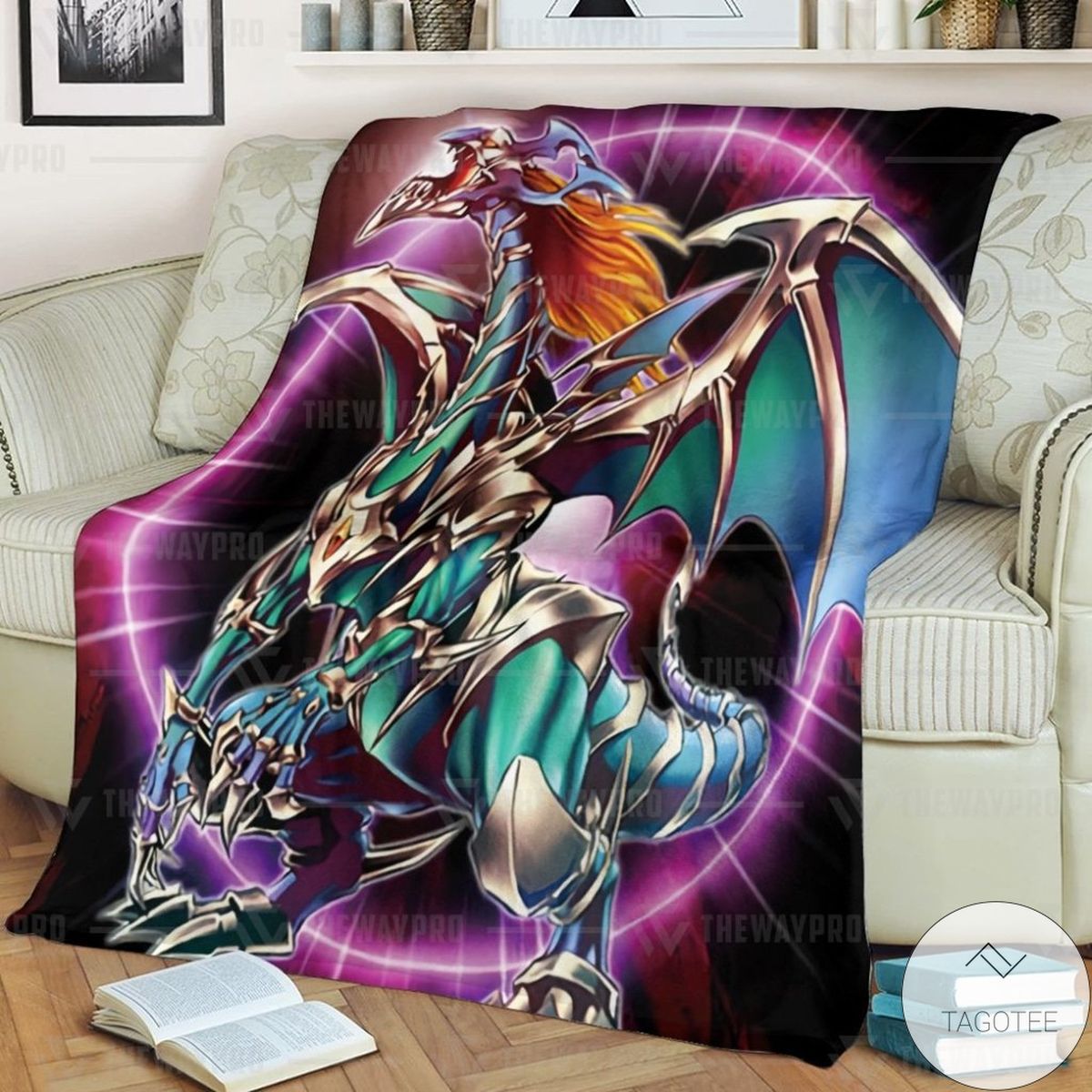 Anime YUGIOH Chaos Emperor Dragon Envoy Of The End Custom Blanket