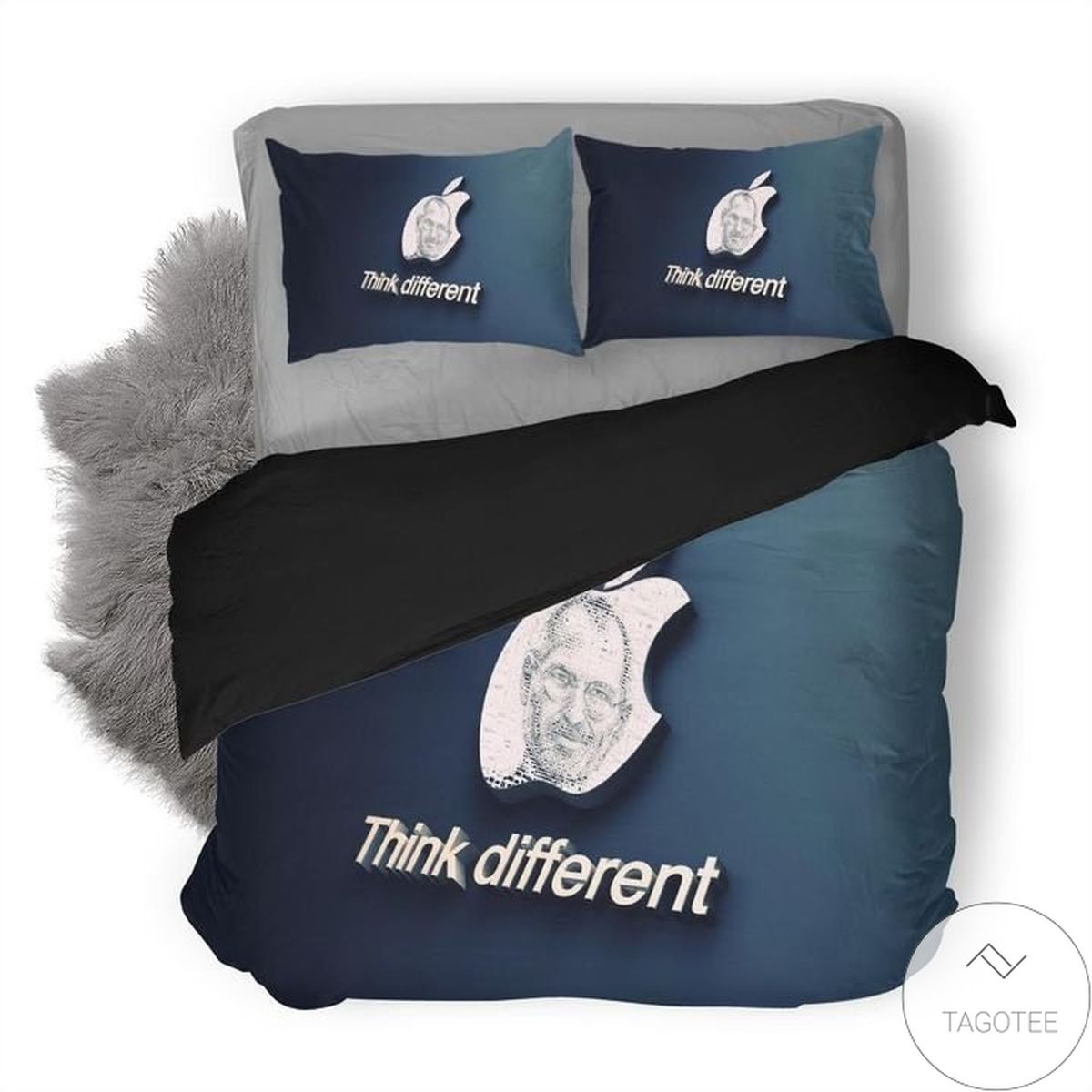 Apple Logo Think Different Bedding Set