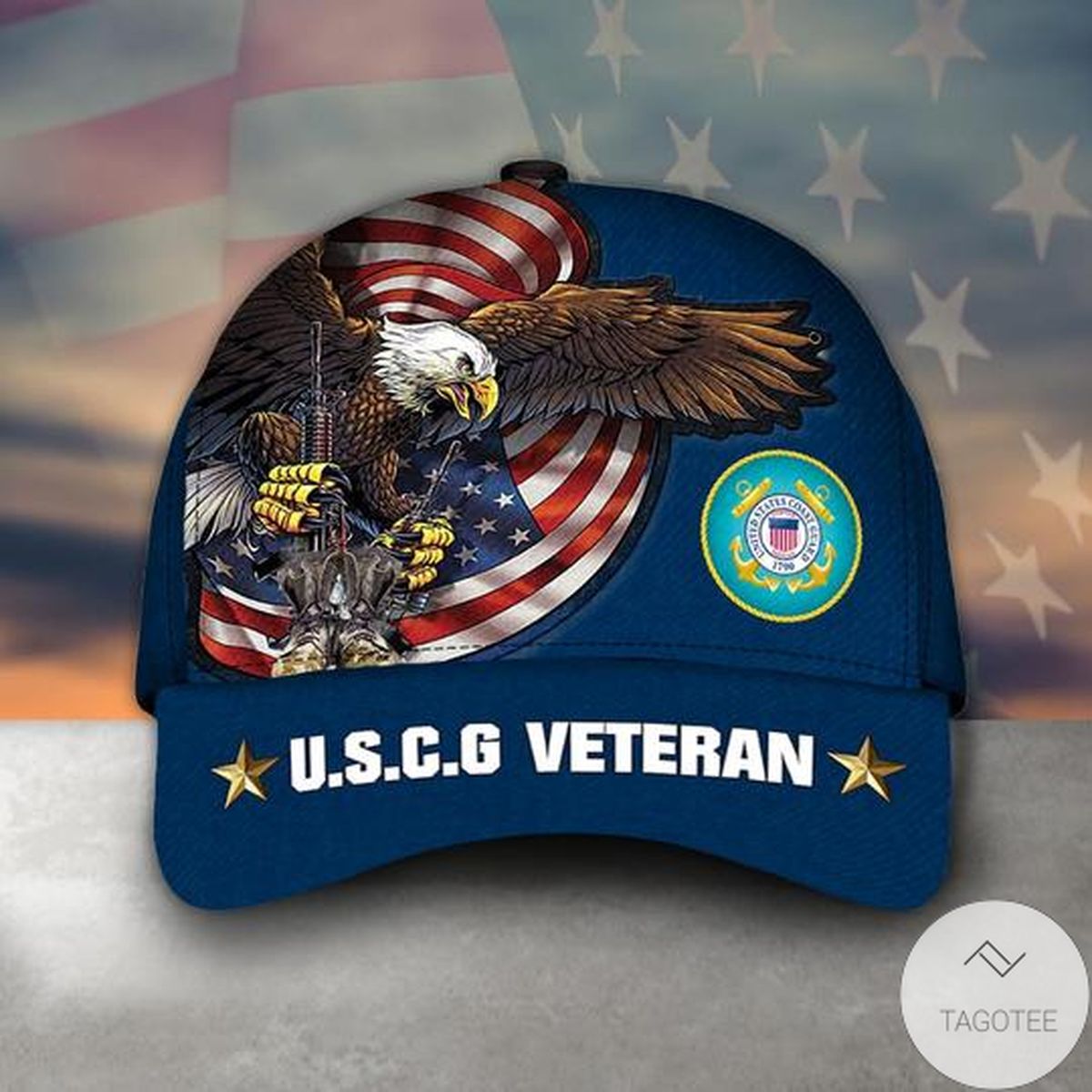 Armed Forces Uscg Coast Guard Veteran Military Soldier Cap