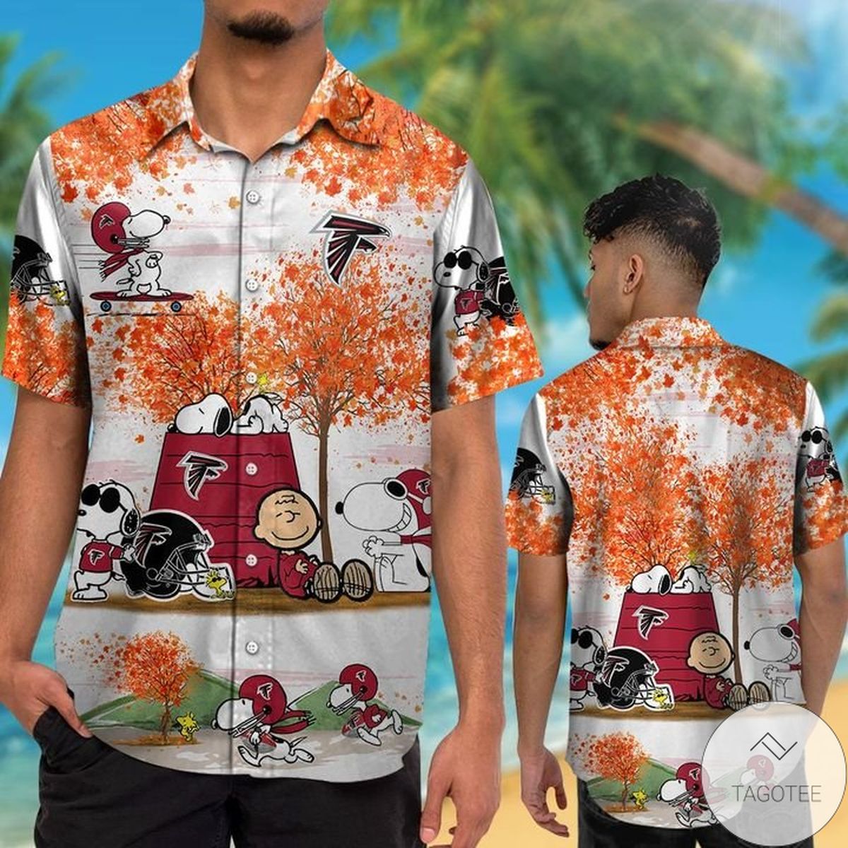 Atlanta Falcons Snoopy Autumn Hawaiian Shirt