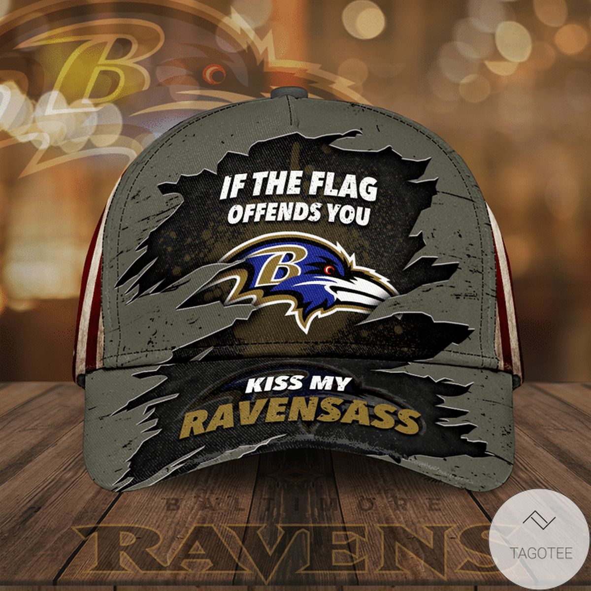 Baltimore Ravens If The Flag Offends You Cap