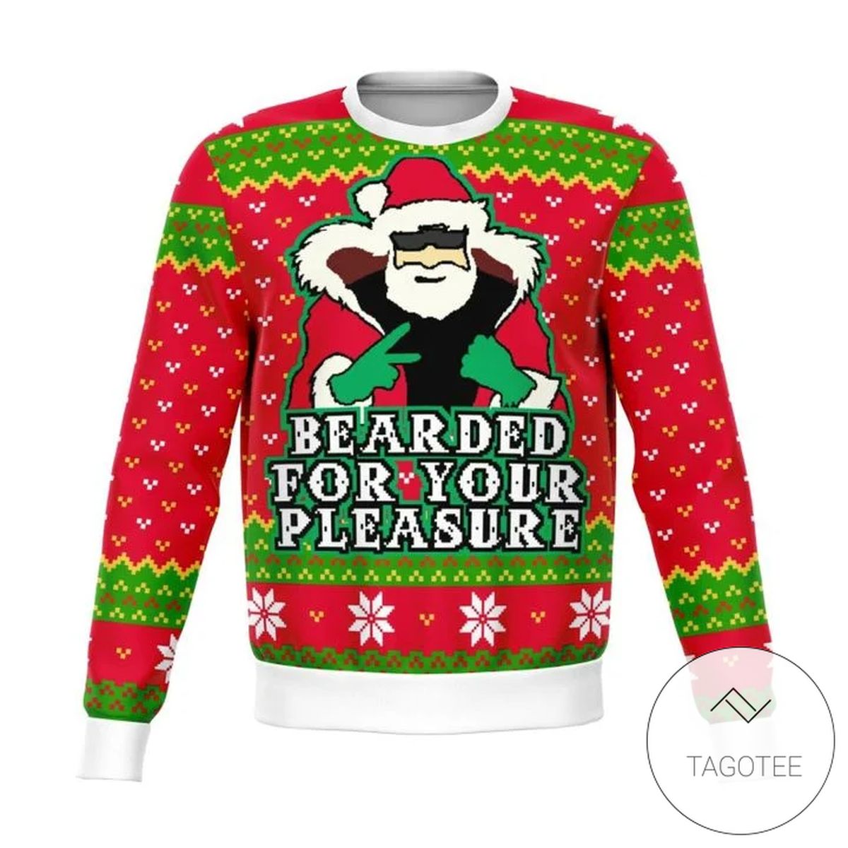 Beard For Your Pleasure Funny Ugly Christmas Sweater