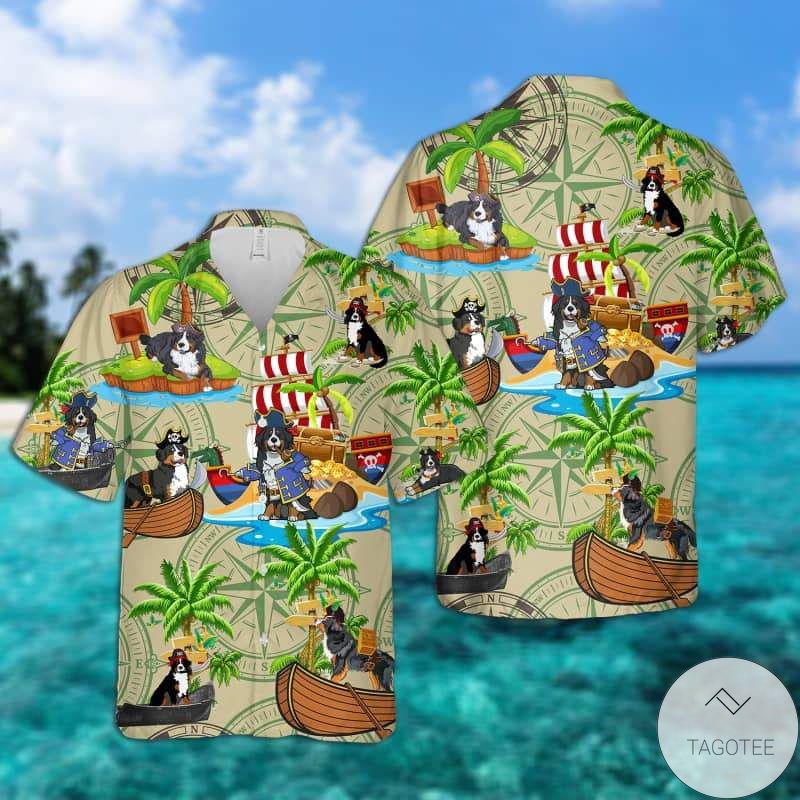 Bernese Mountain - Pirates Hawaiian Shirt