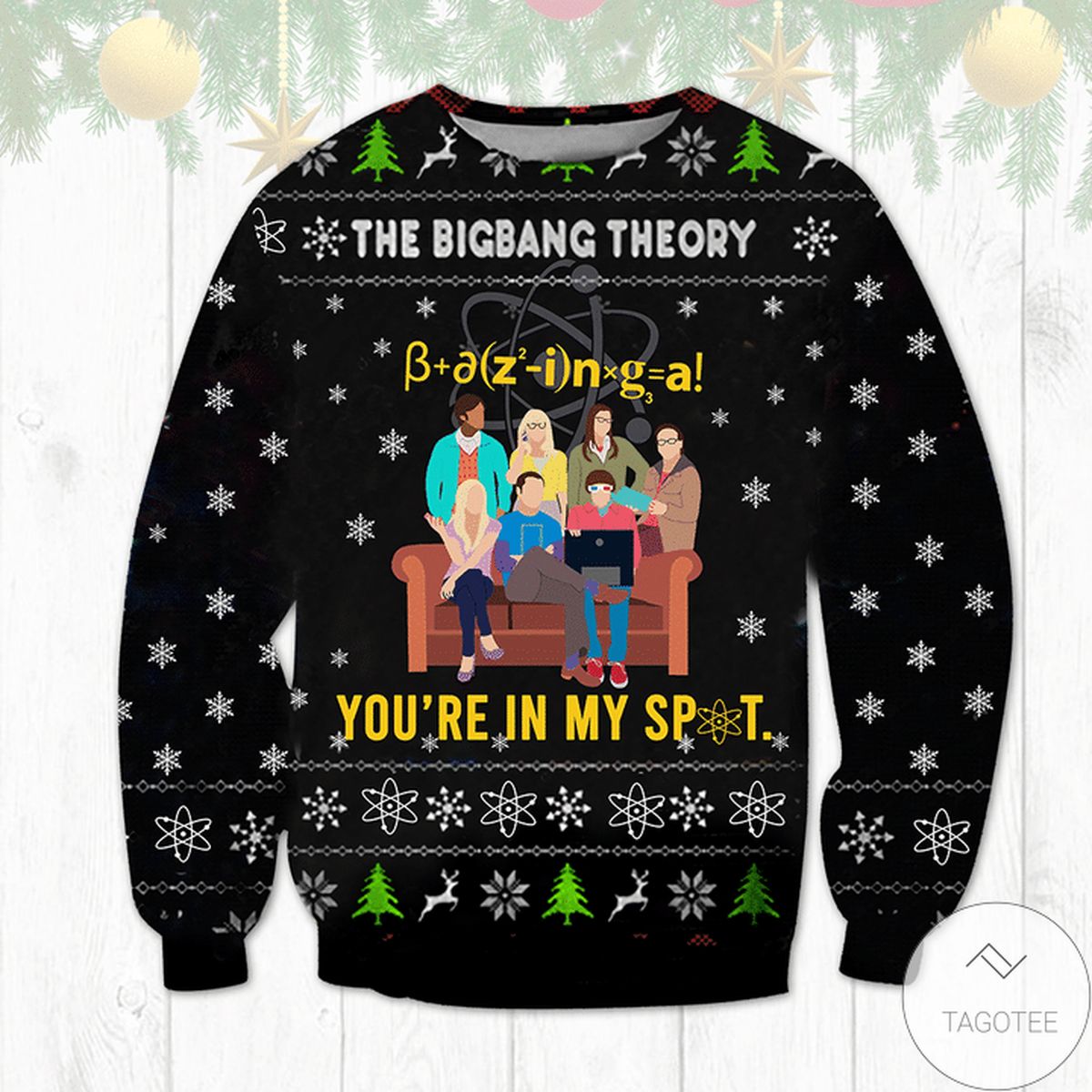 Big Bang Theory Ugly Christmas Sweater