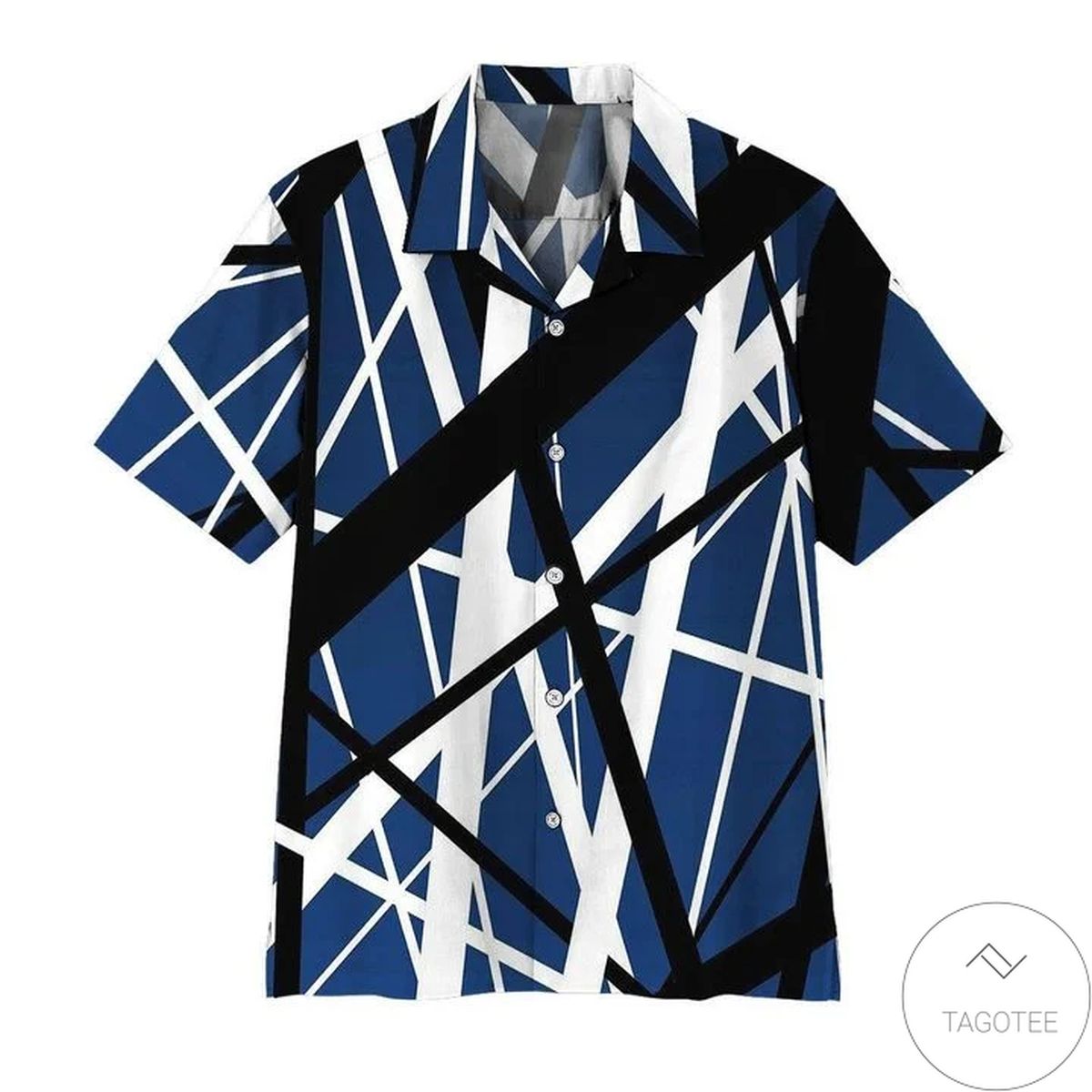 Blue Frankenstrat Strings Hawaiian Shirt