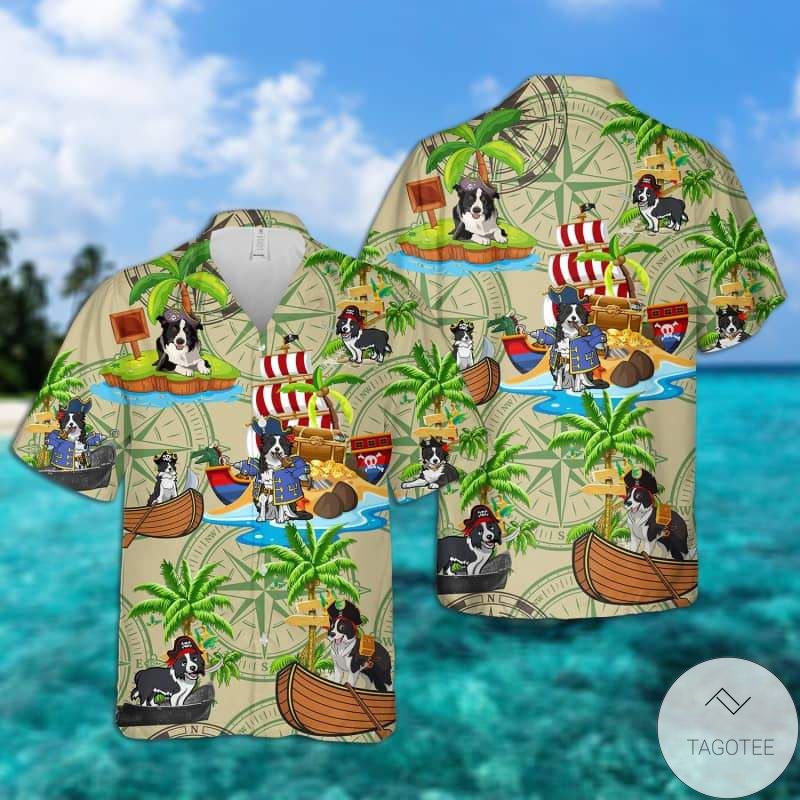 Border Collie - Pirates Hawaiian Shirt