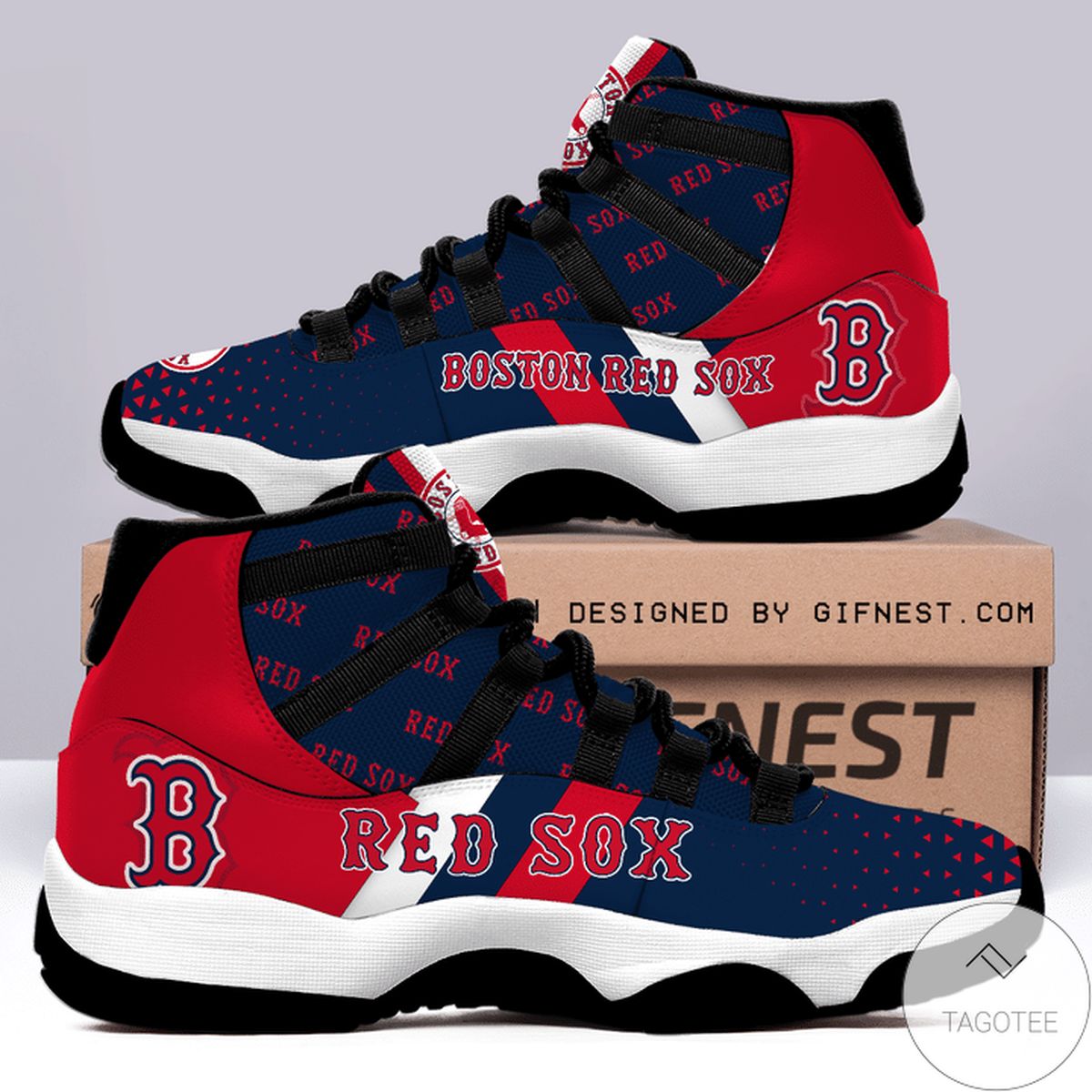 Boston Red Sox Air Jordan 11 Shoes