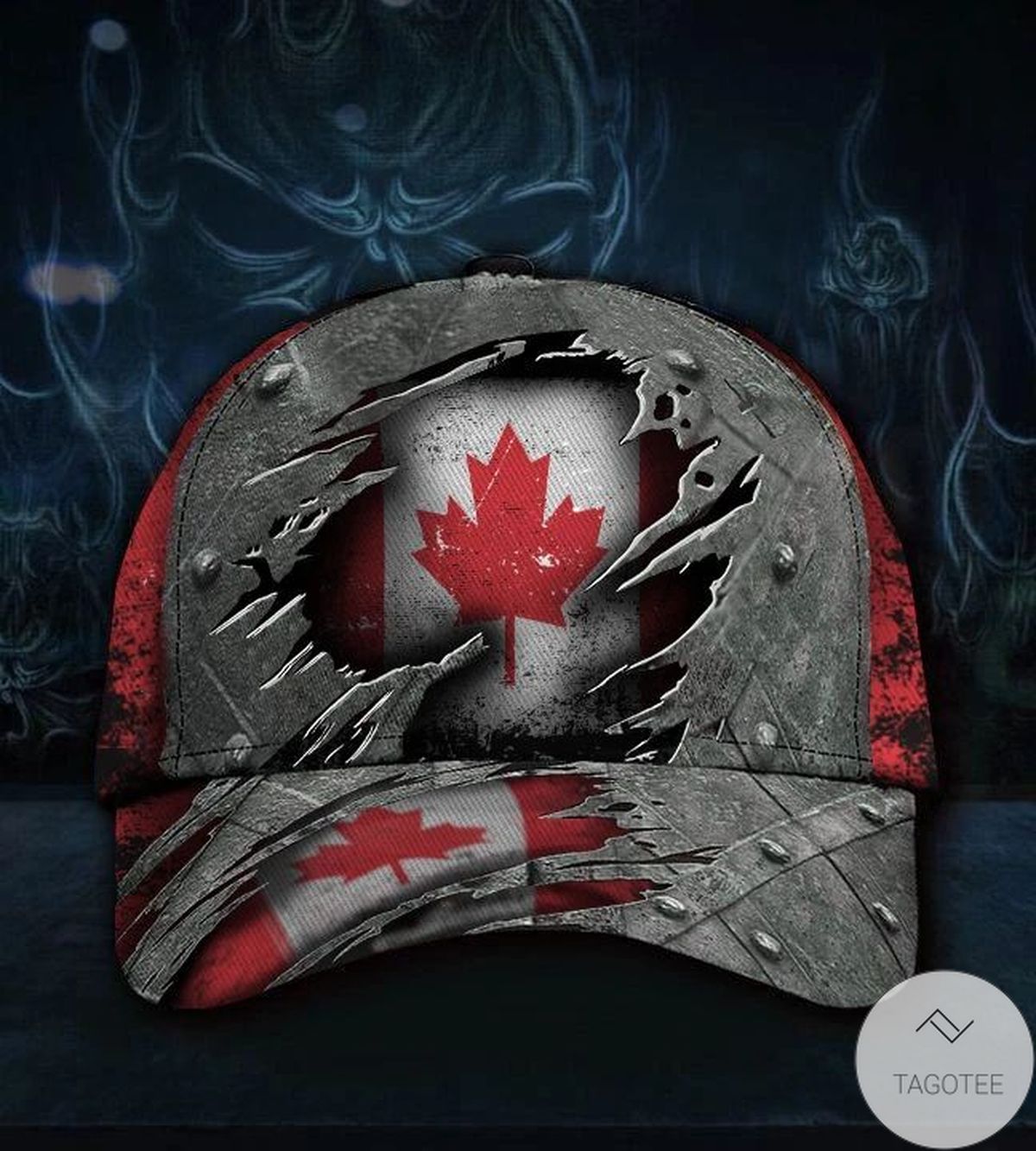 Canada Flag Hat 3D Printed Vintage Cap Patriotic Canada Cap 2