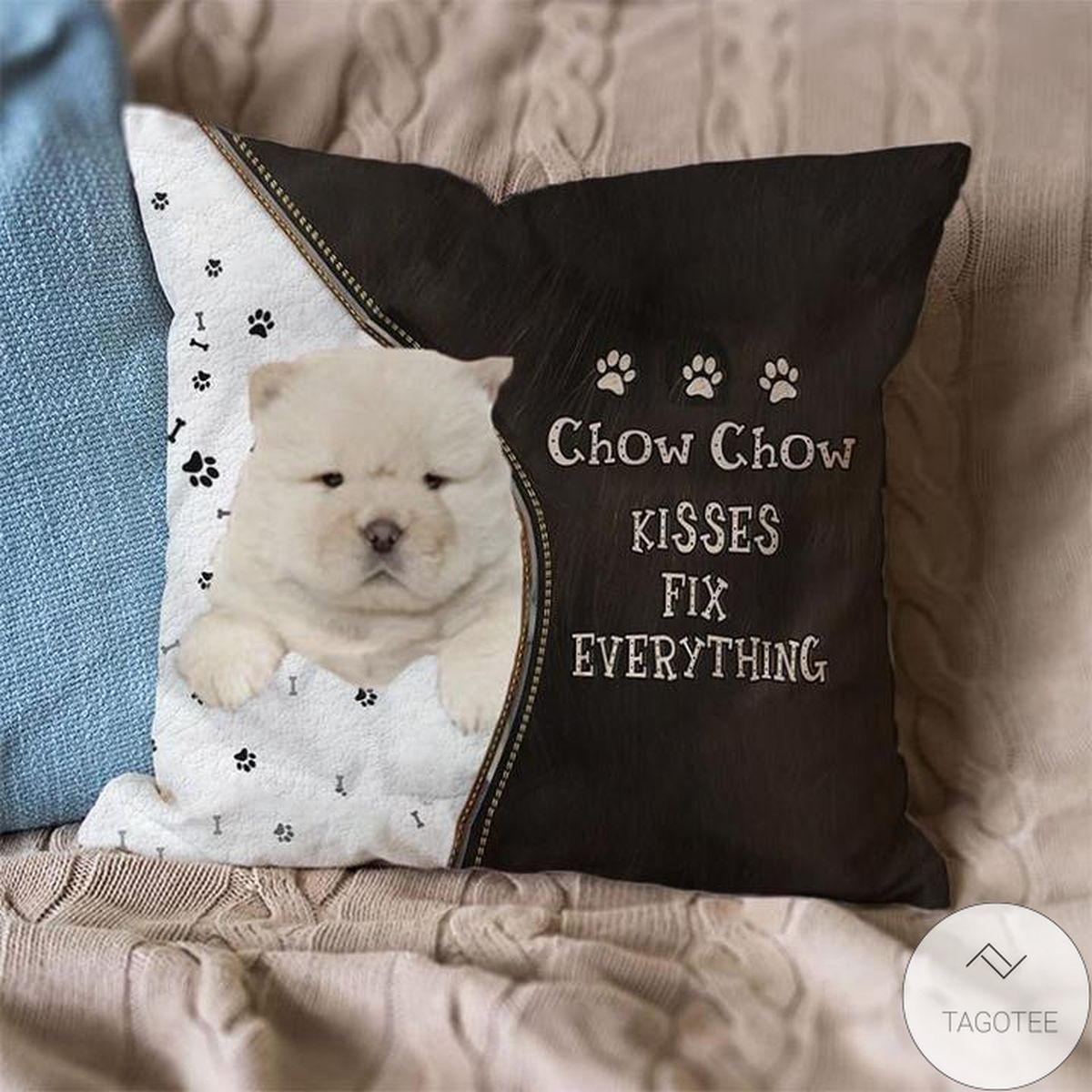 Chow Chow Kisses Fix Everything Pillowcase