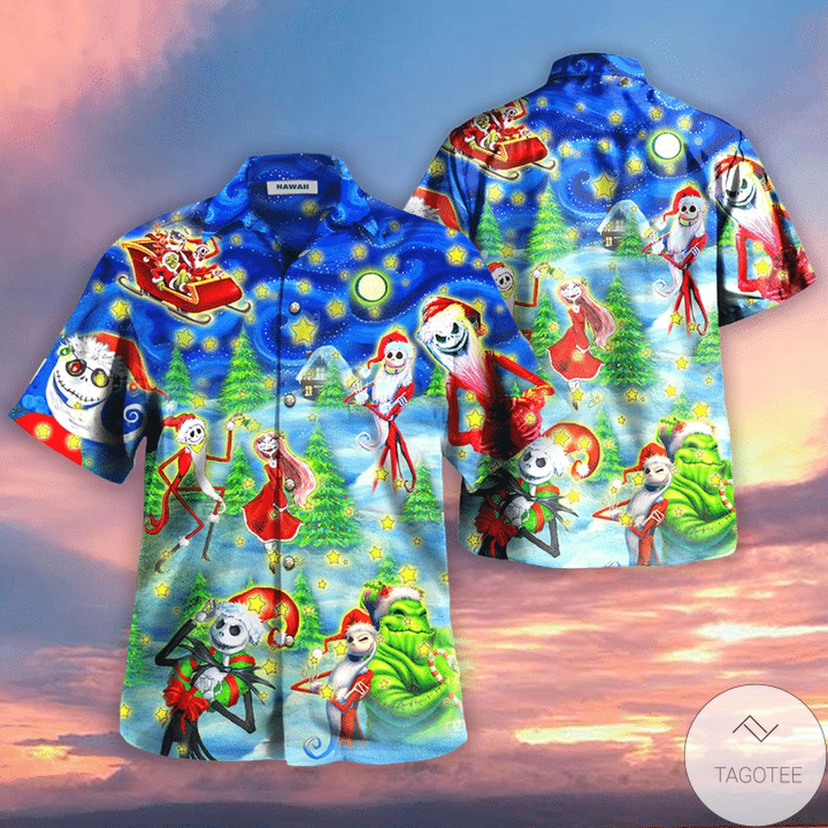 Christmas Is Coming To The Nightmare Town Jack Skellington Hawaiian Shirt