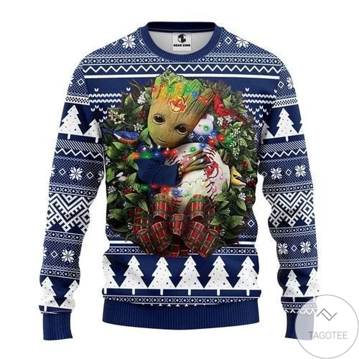 Cleveland Indians Grateful Dead Ugly Christmas Sweater