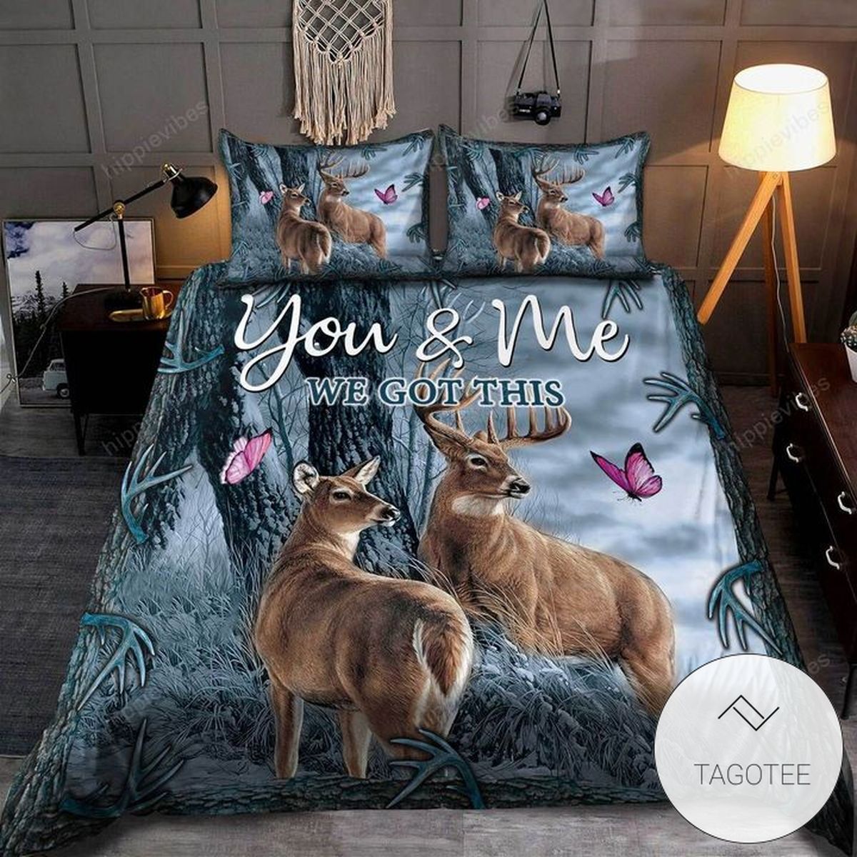 Couple Deer Hunting You & Me We Got This Bedding Set