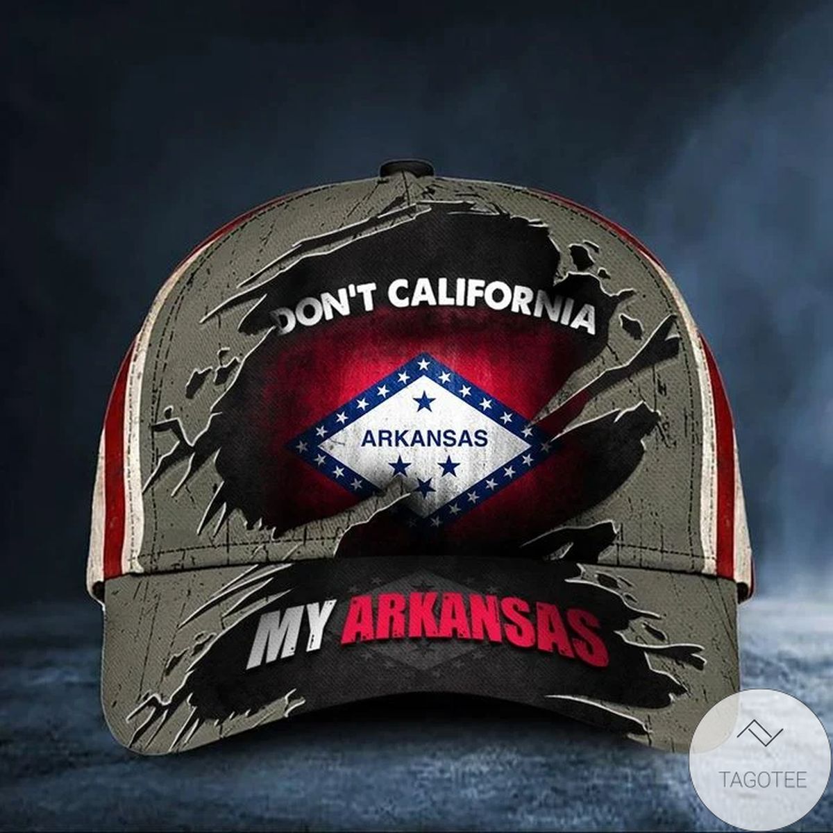 Don't California My Arkansas Hat Vintage American Flag Cap Unique Patriotic