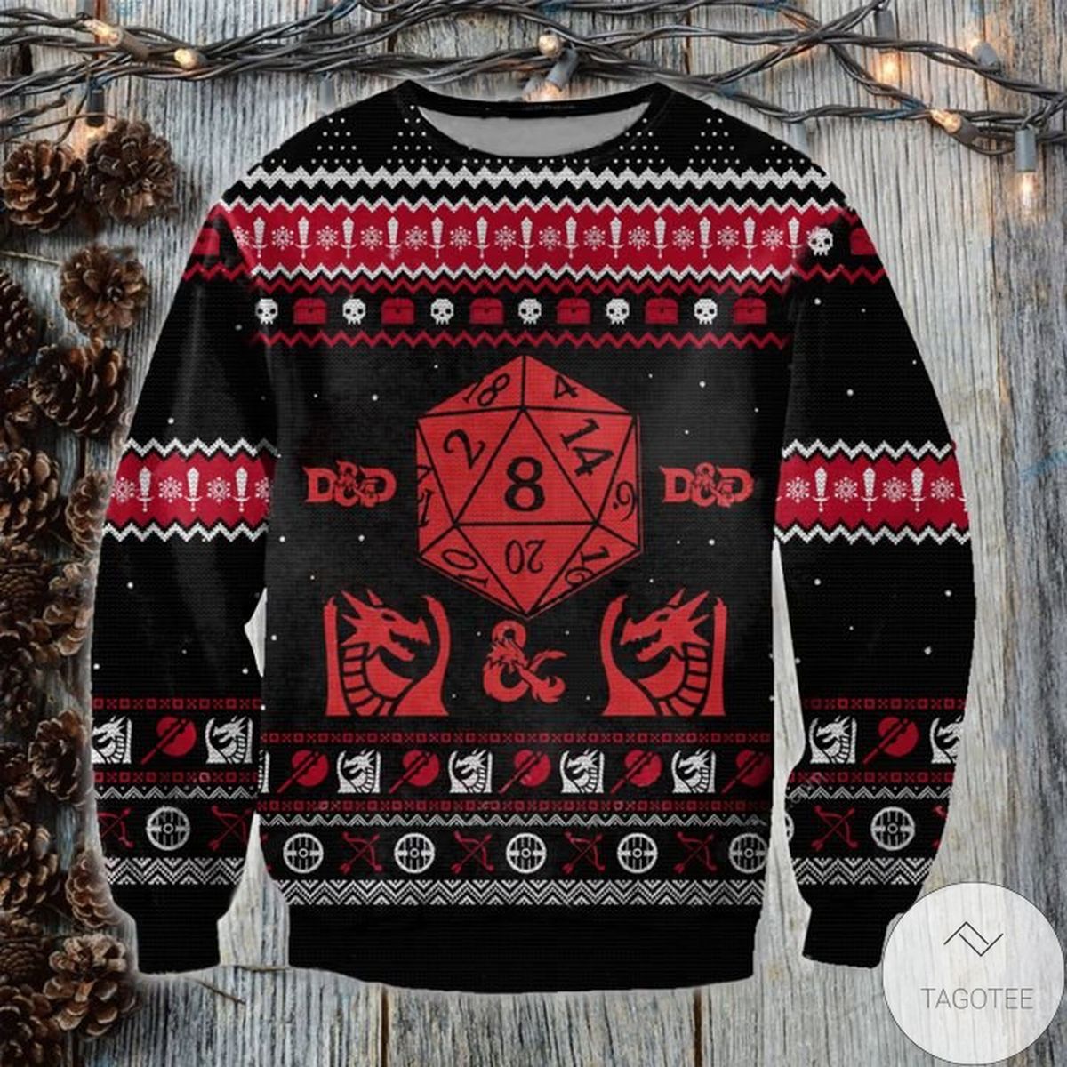 Dragon Smaug Lord Of The Rings Ugly Christmas Sweater