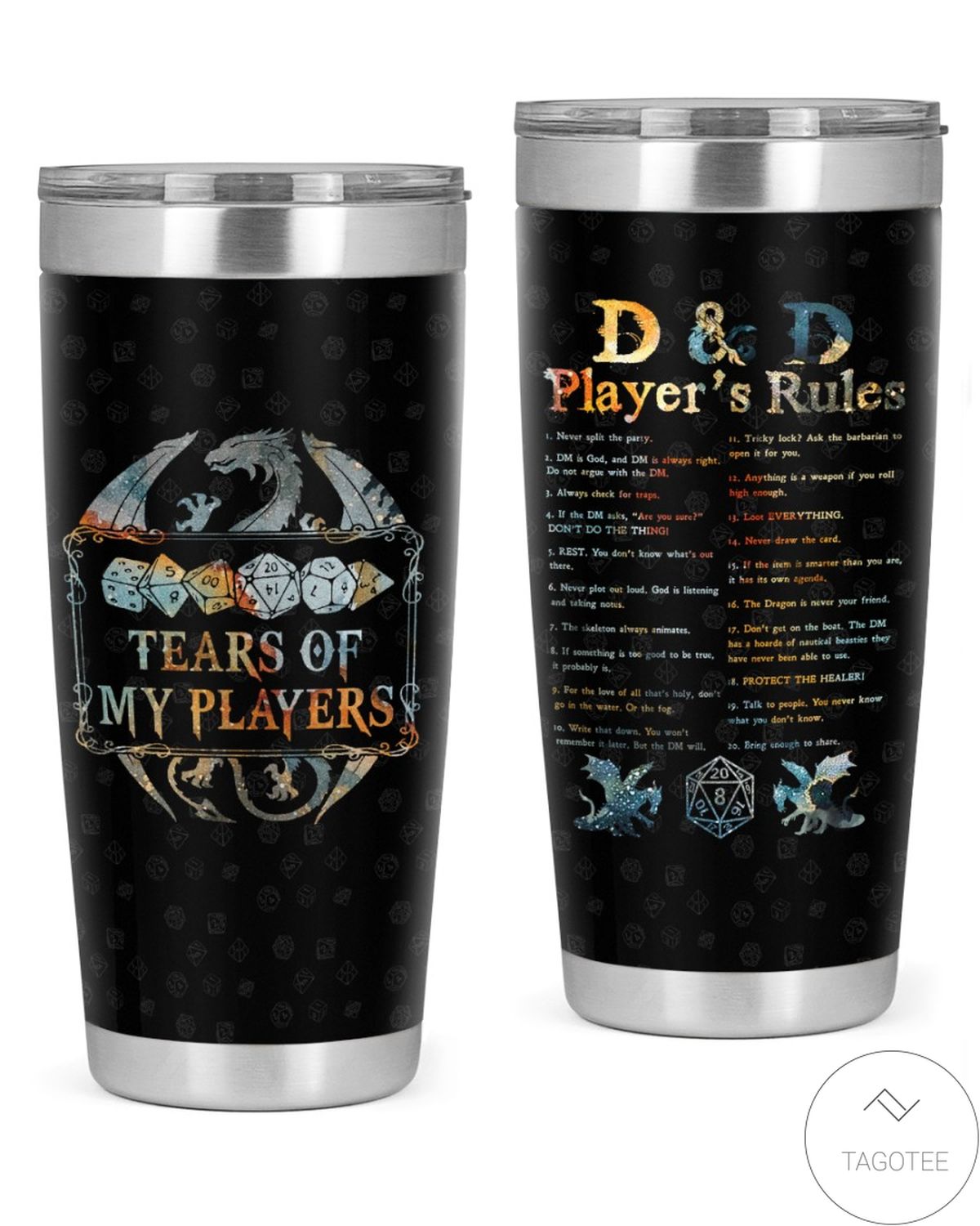 Dungeons And Dragons Tears Of My Players Tumbler