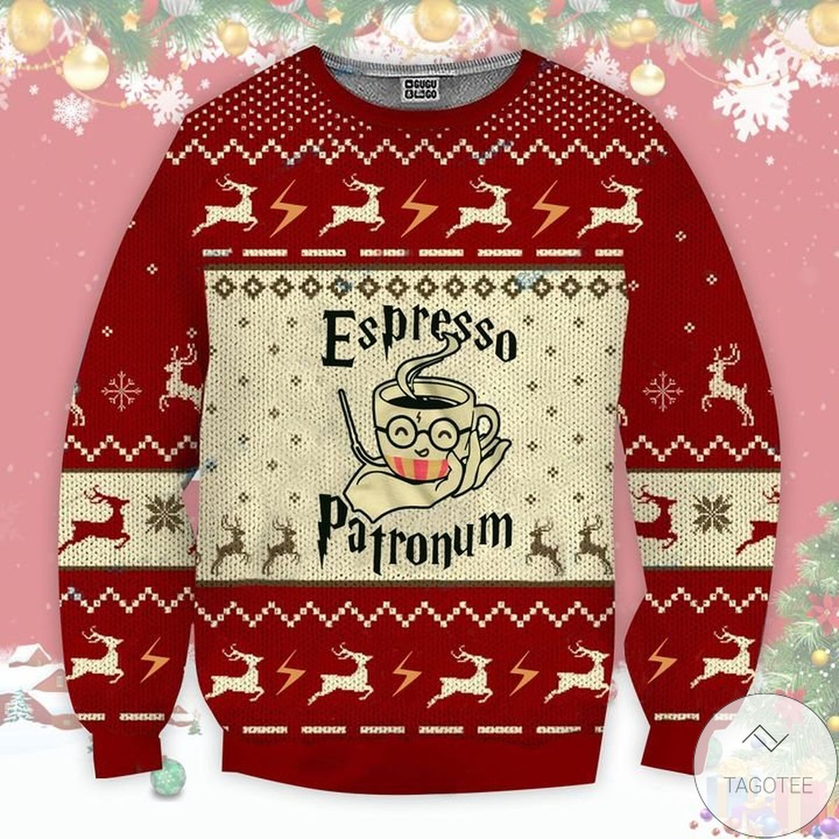 Espresso Patronum Ugly Christmas Sweater