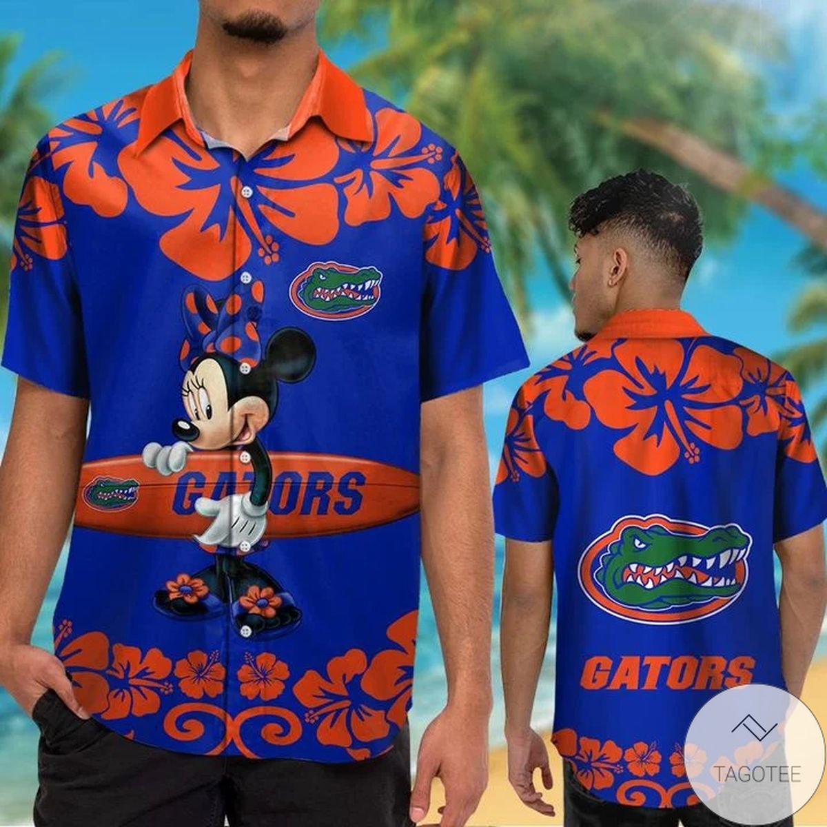 Florida Gators & Minnie Mouse Hawaiian Shirt