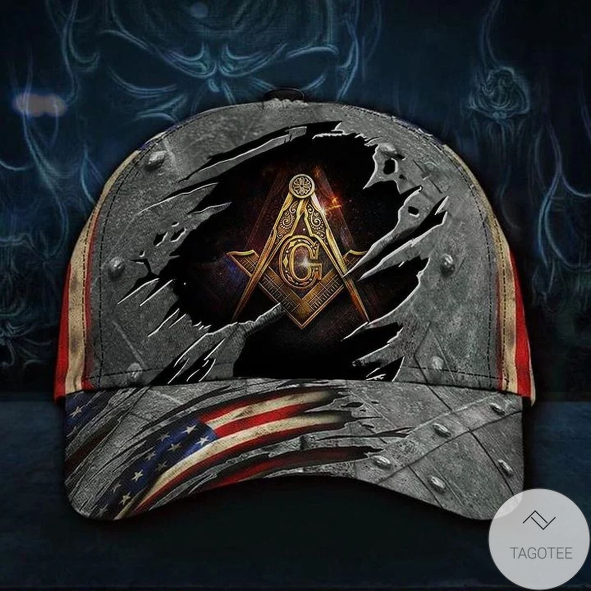 Freemason Hat 3D Print American Flag Cap Vintage Old Retro Unique Gift Ideas For Him