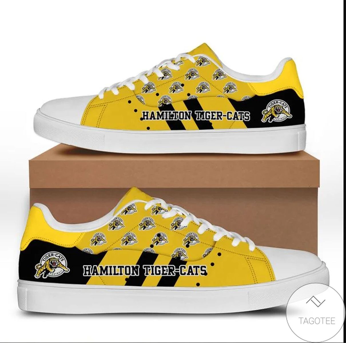 Hamilton Tiger-cats Mini Logo Stan Smith Shoes