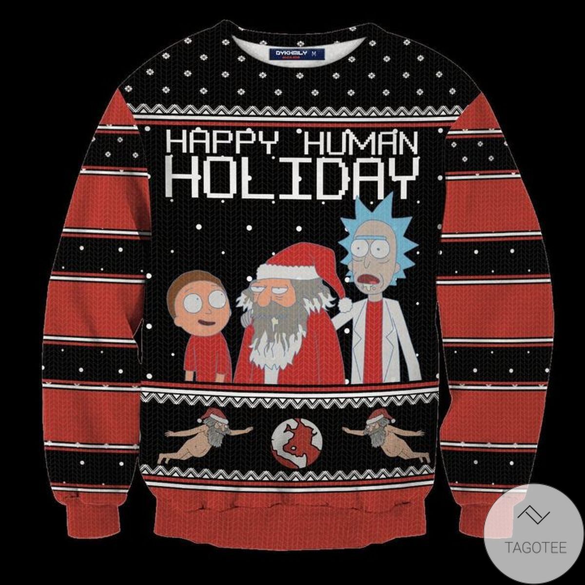 Happy Human Holiday Ugly Christmas Sweater