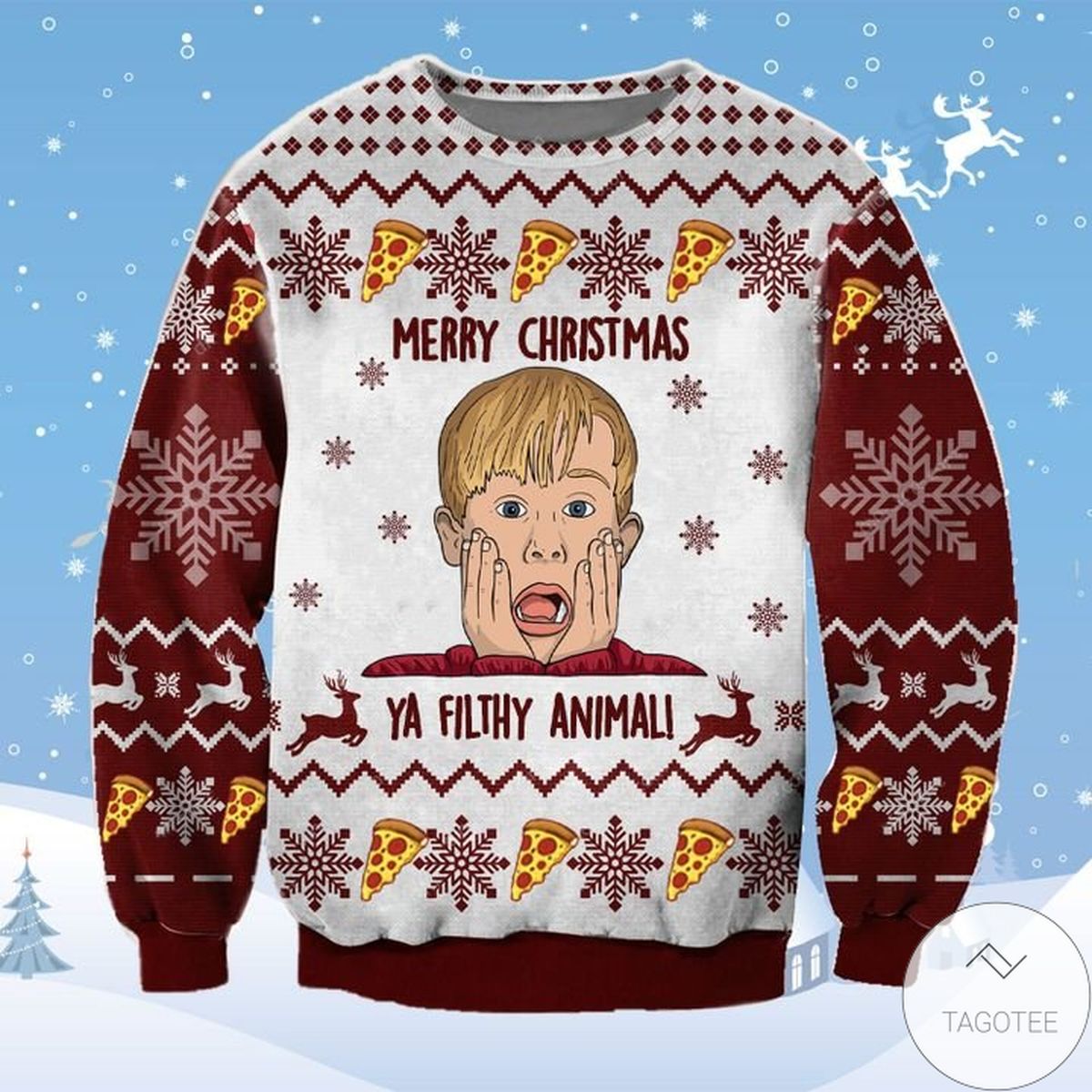 Home Alone Merry Christmas Ya Filthy Animal Ugly Christmas Sweater