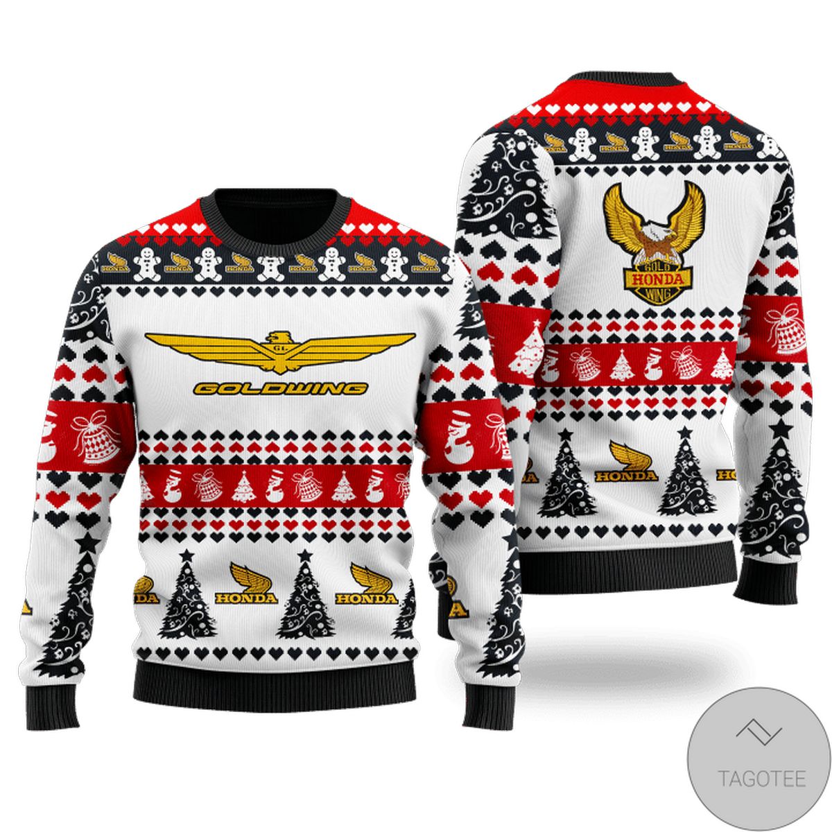 Honda Gold Wing Ugly Christmas Sweater