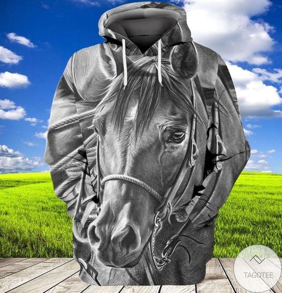 Horse Printed 3d Hoodie