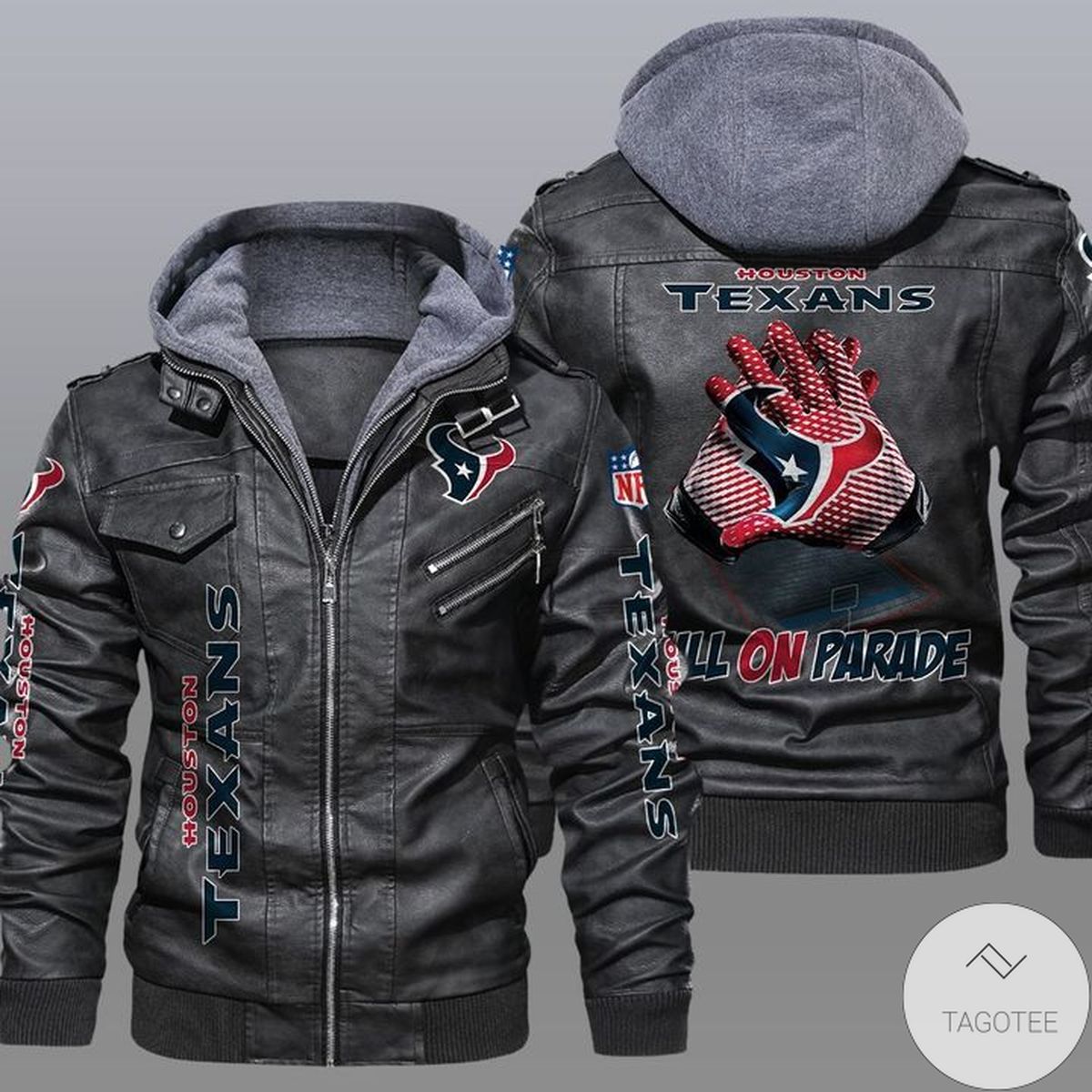 Houston Texans 2D Leather Jacket