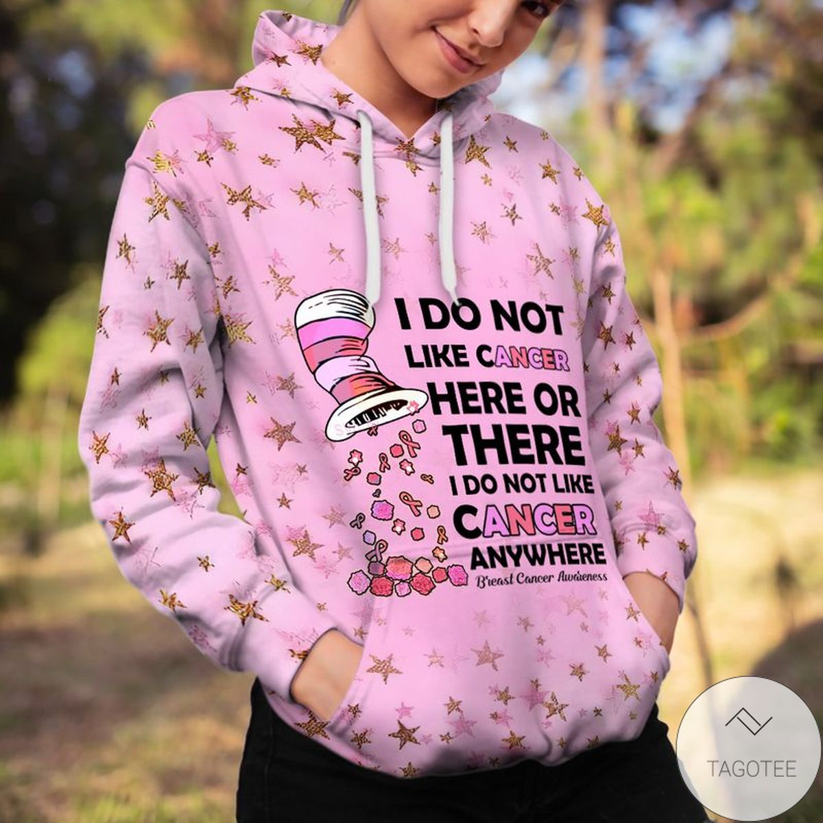 I Do Not Like Cancer Breast Cancer Awareness 3d Hoodie