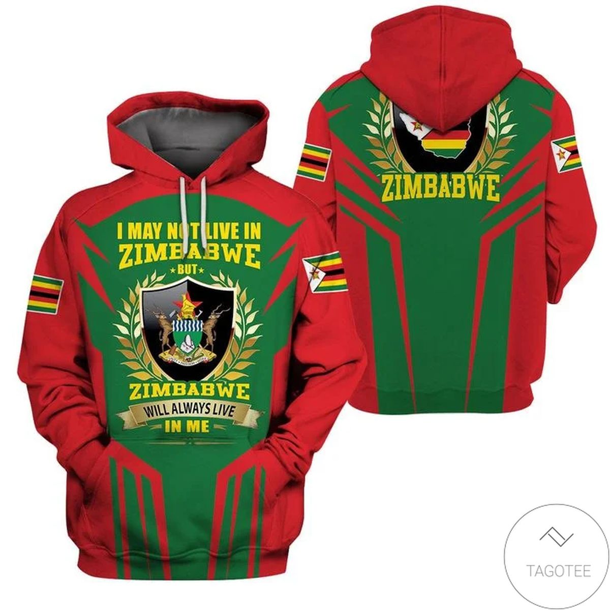 I May Not Live In Zimbabwe 3d Hoodie