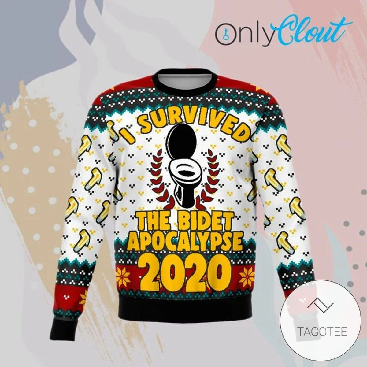 I Survived 2020 Funny Ugly Christmas Sweater