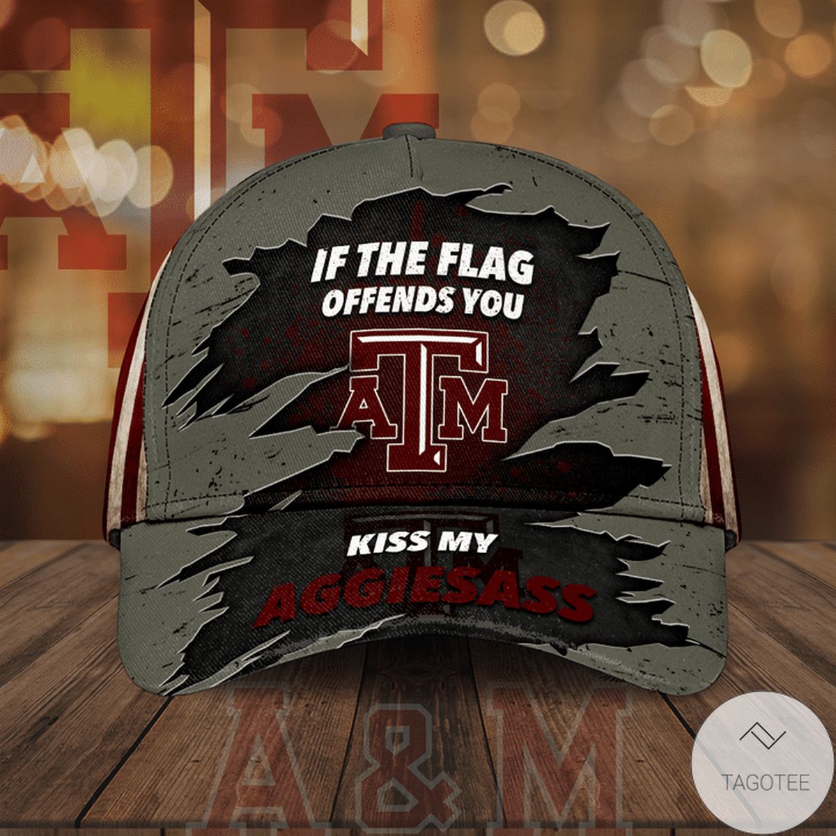 If The Flag Offends You Kiss My Aggiesass Cap