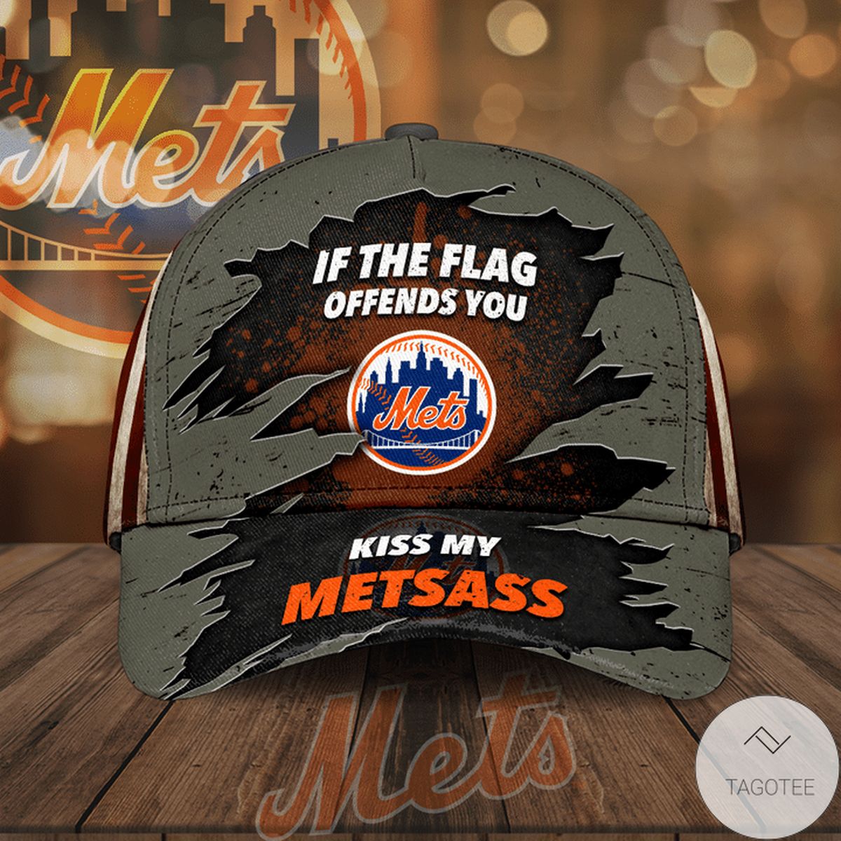 If The Flag Offends You Kiss My Metsass Cap