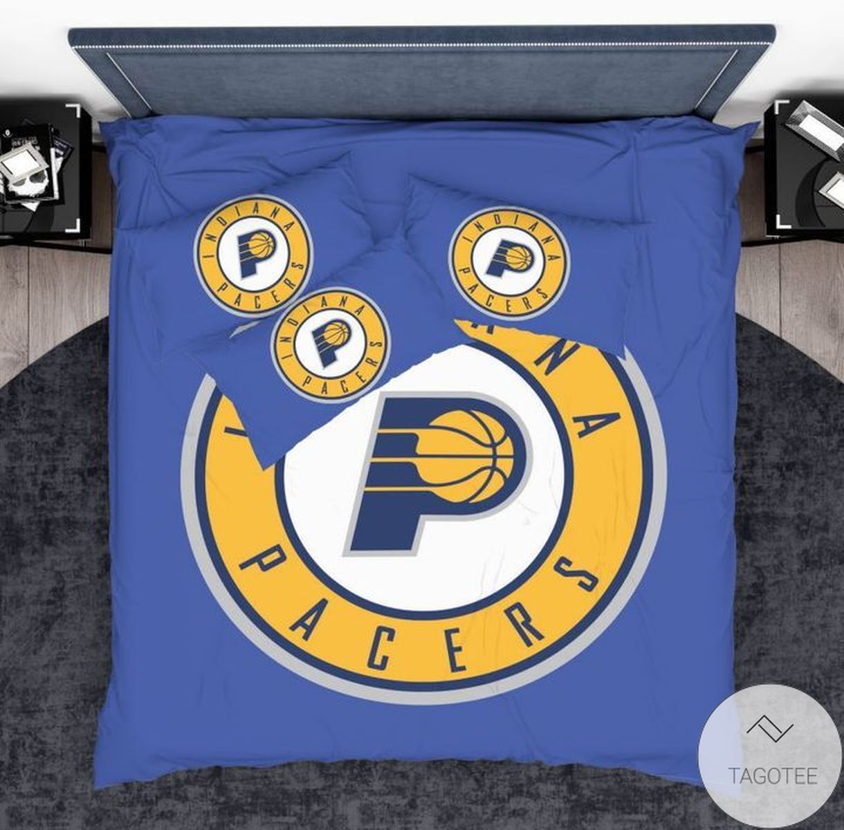 Indiana Pacers Logo Bedding Set