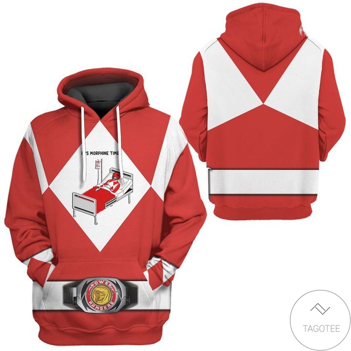 It's Morphin Time Red Ranger Hoodie