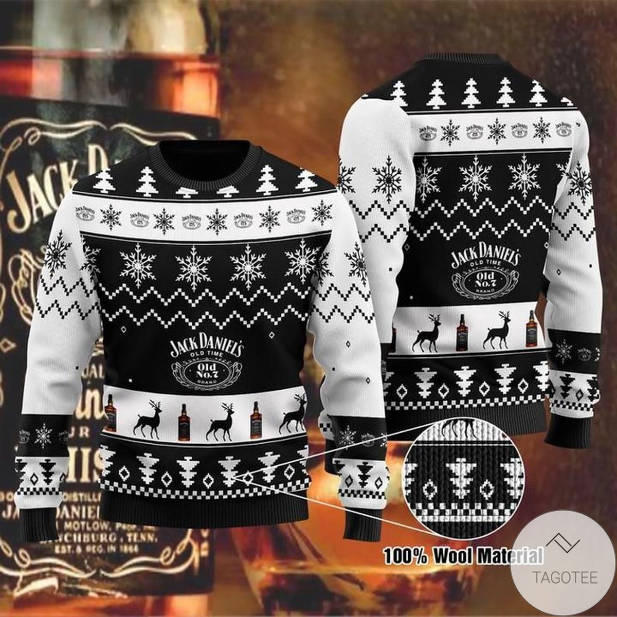 Jack Daniel's Ugly Christmas Sweater