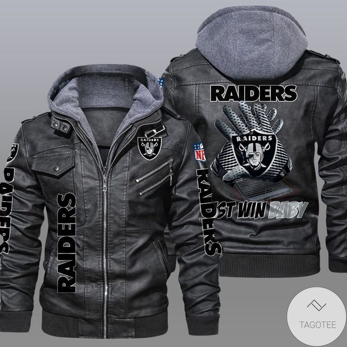 Las Vegas Raiders 2D Leather Jacket